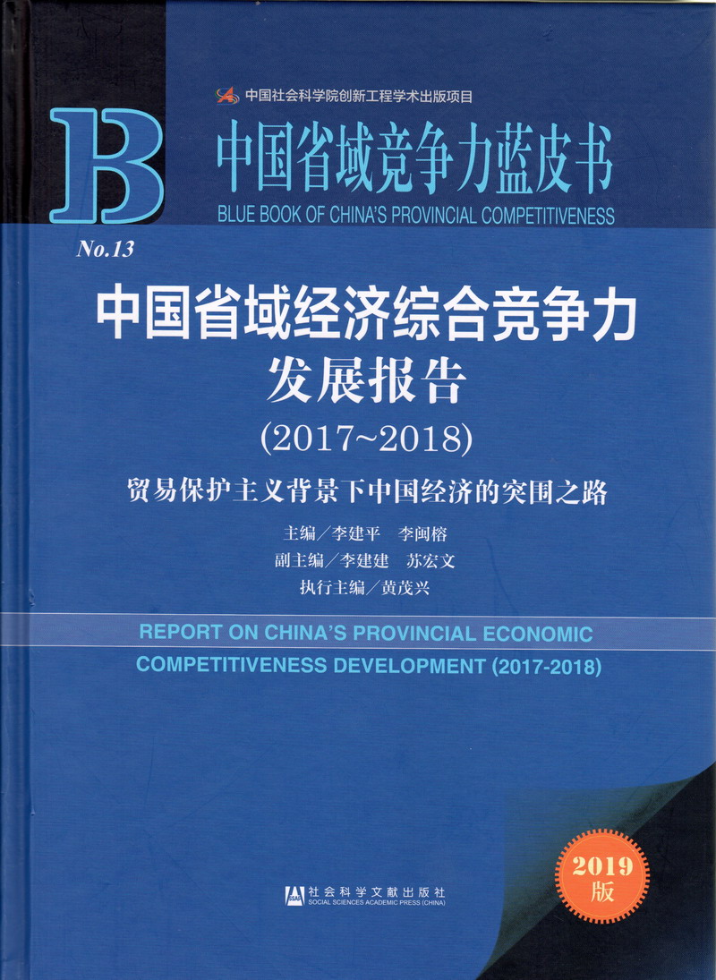 美女爱插p中国省域经济综合竞争力发展报告（2017-2018）